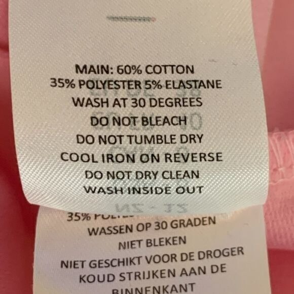 Boohoo Dress Womens Size 8 Mini Graphic Sweatshirt Long Sleeve Pink Fall Casual - Picture 10 of 10